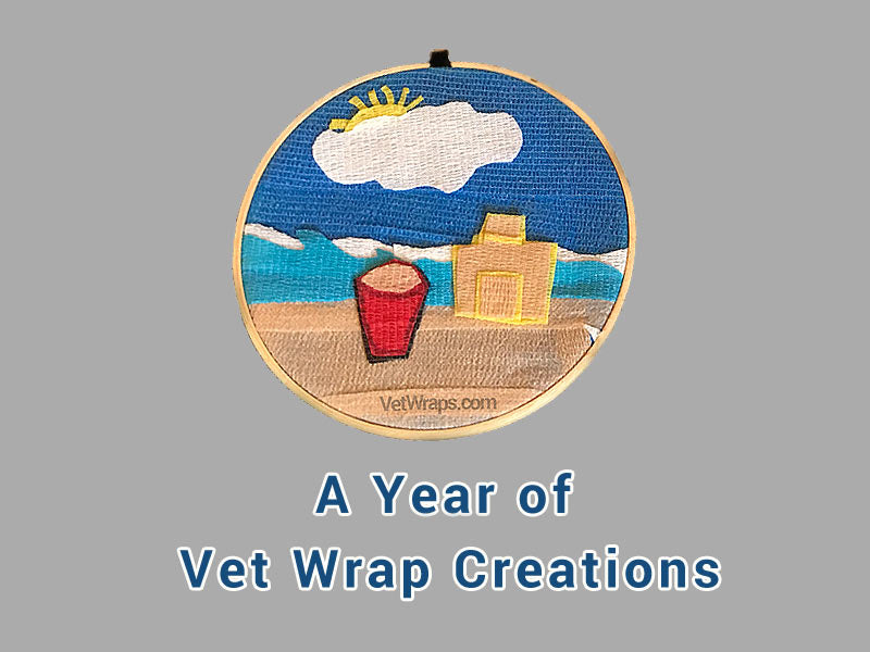 Vet Wrap Crafts from January to December