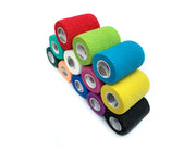 WildCow Multicolored Vet Wrap - 12 Pack, 3 Inches X 5 Yards