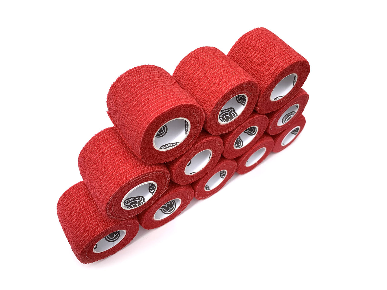 WildCow 2 Inch Red Vet Wrap 12 Pack