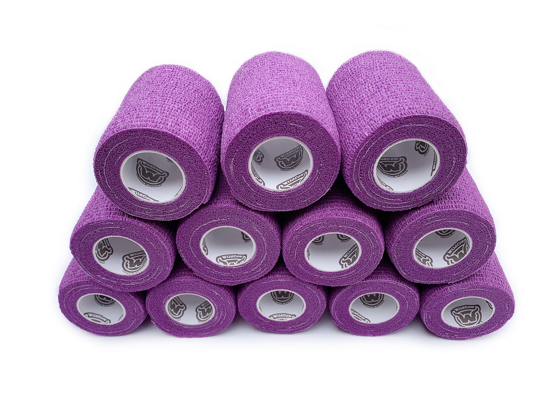12 Rolls of WildCow 3 Inch Purple Vet Wrap