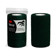 3M Vetrap Bandaging Tape 4 Inch 1410HG (Hunter Green Rolls)