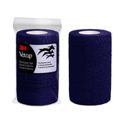 3M Vetrap Bandaging Tape 4 Inch 1410PR (Purple Rolls)