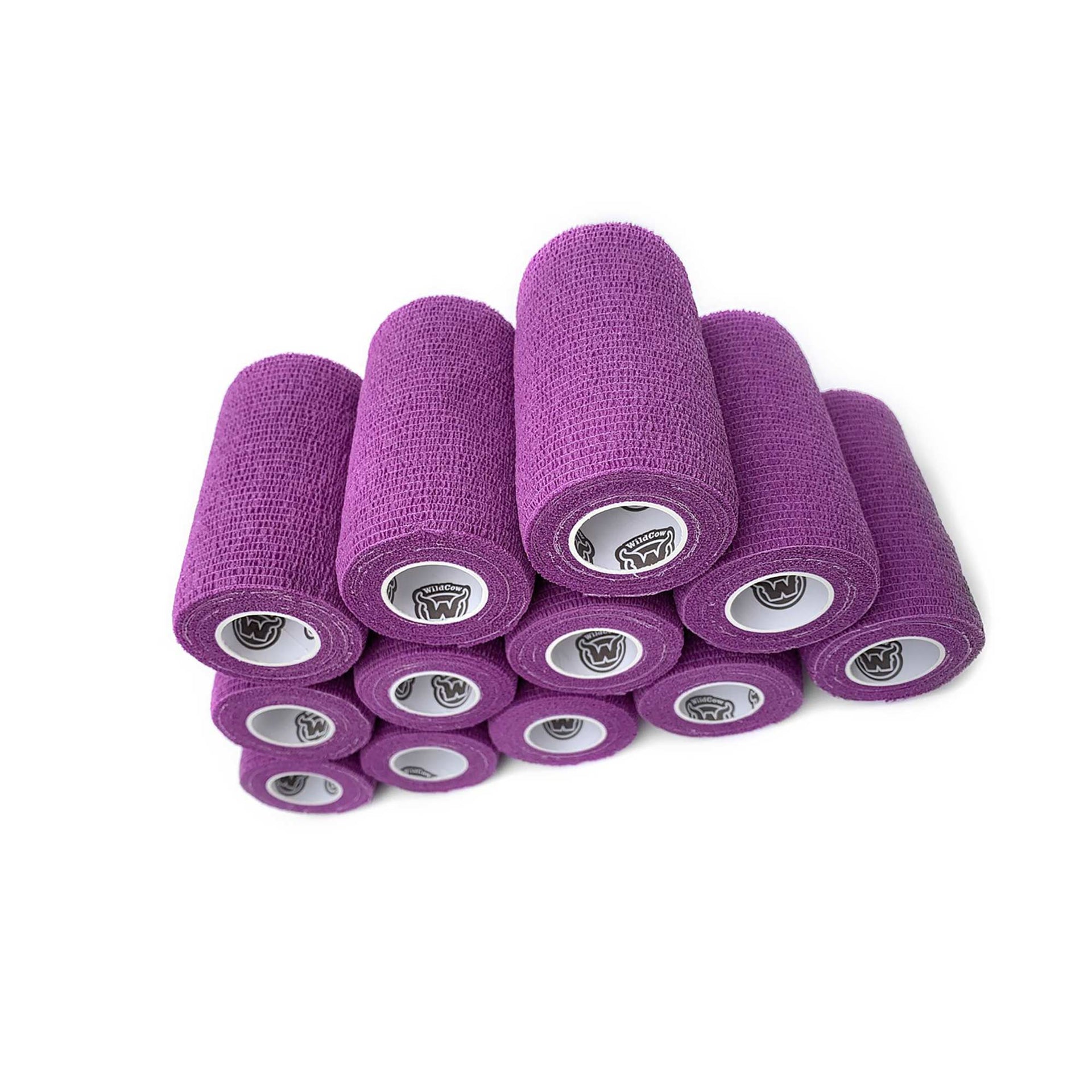 Purple 4 inch vet wrap 12 pack from WildCow