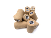 12 Roll Pack of WildCow Tan 4-inch Vet Wrap