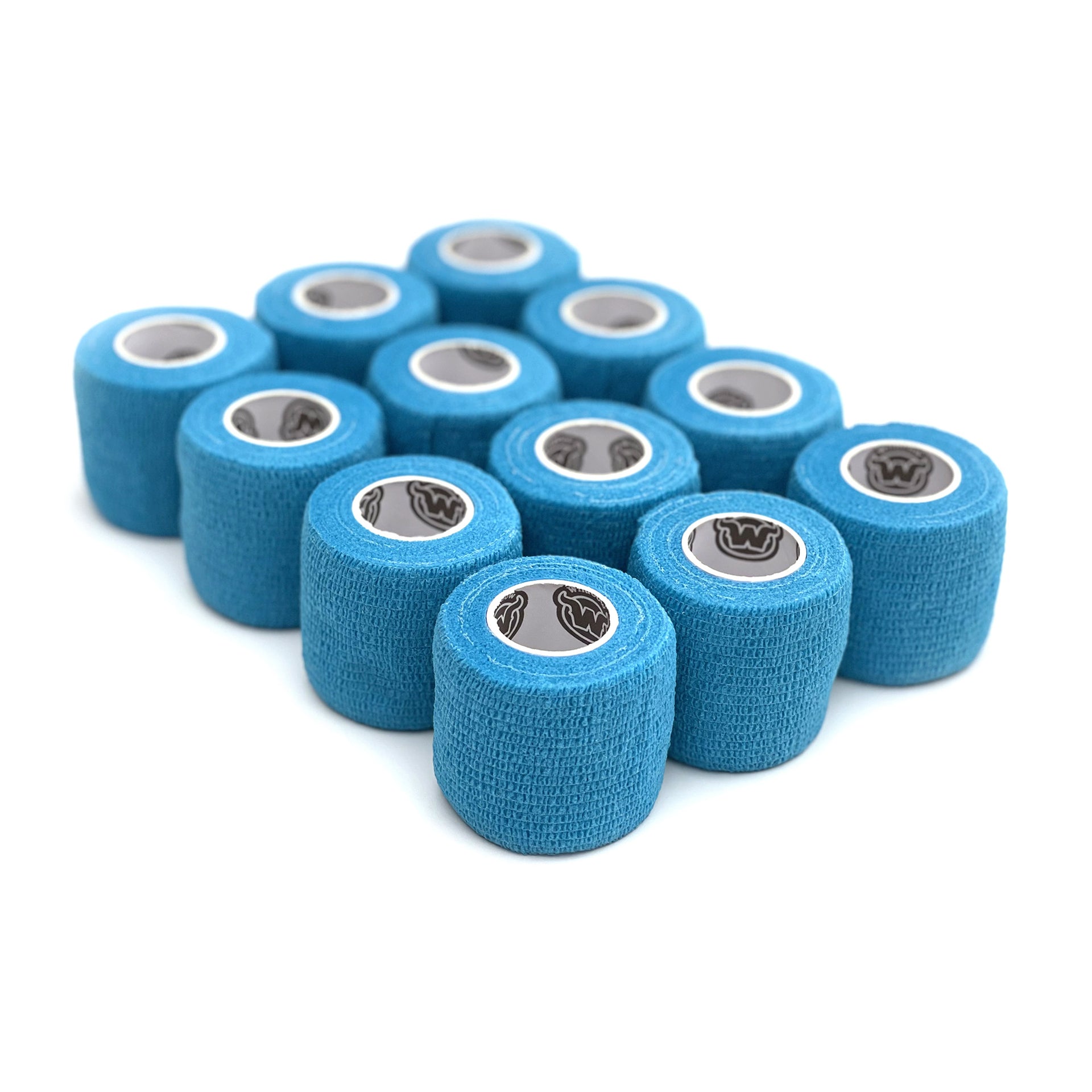 12 Pack of WildCow 2 Inch Light Blue Vet Wrap