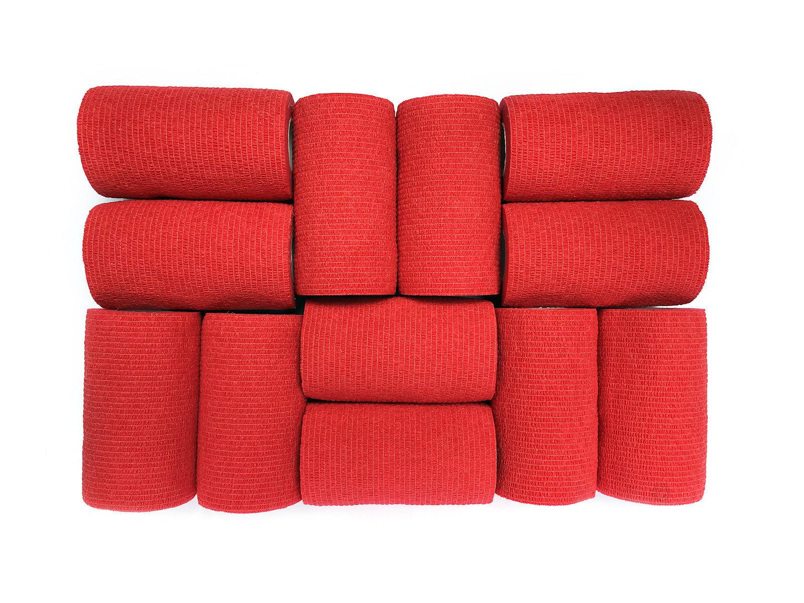WildCow Red Vet Wrap - 4" 12 Roll Pack