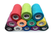 WildCow Multicolored Vet Wrap - 12 Colors in Pack, 4 Inches X 5 Yards (Stretched)
