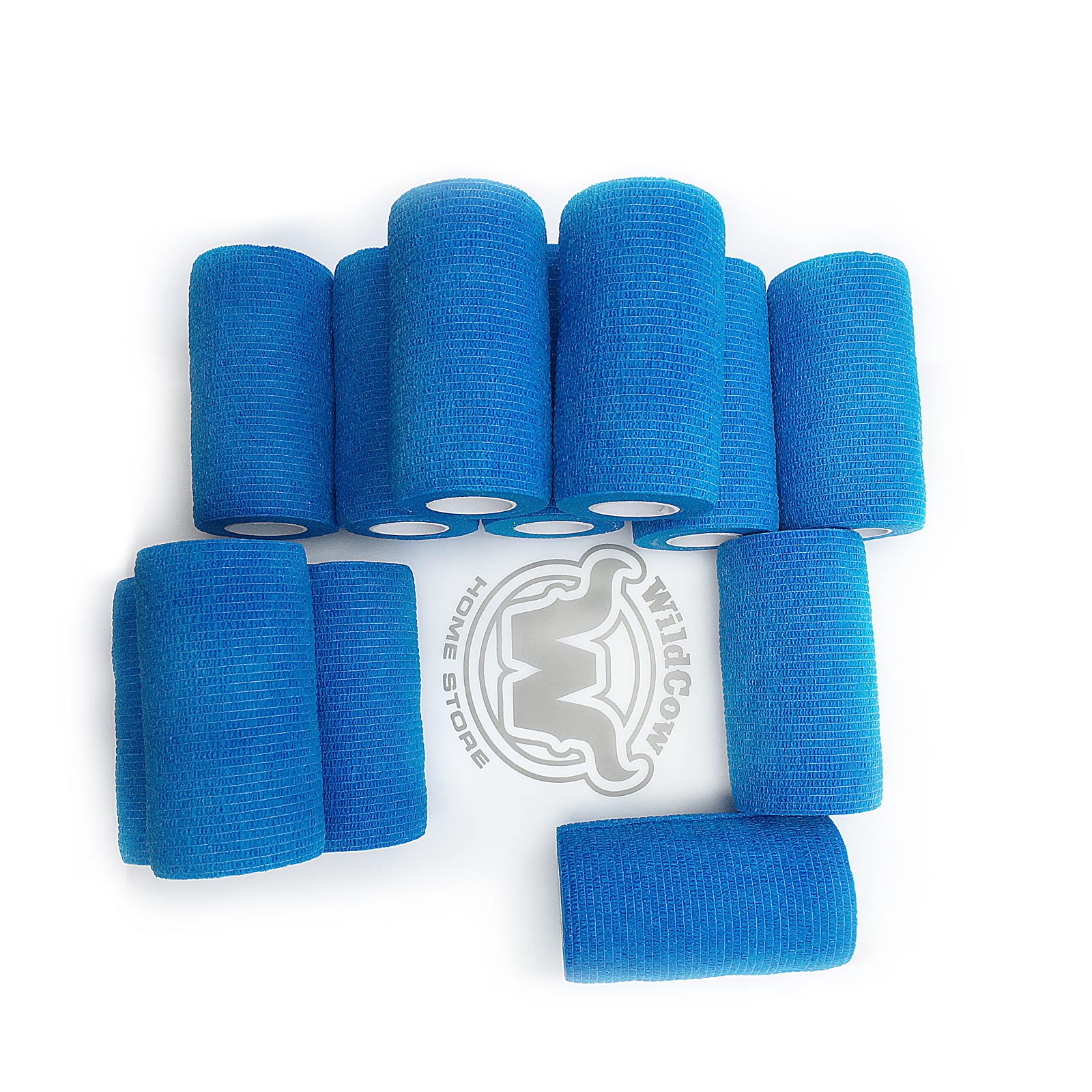 WildCow 4 Inch Blue Vet Wrap 12 Roll Pack